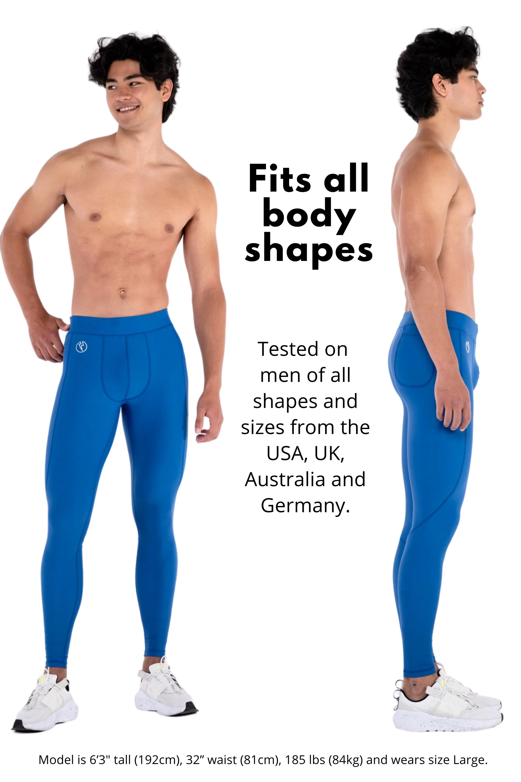 Admiral Blue Meggings with Removable Crotch Pad - Image 10