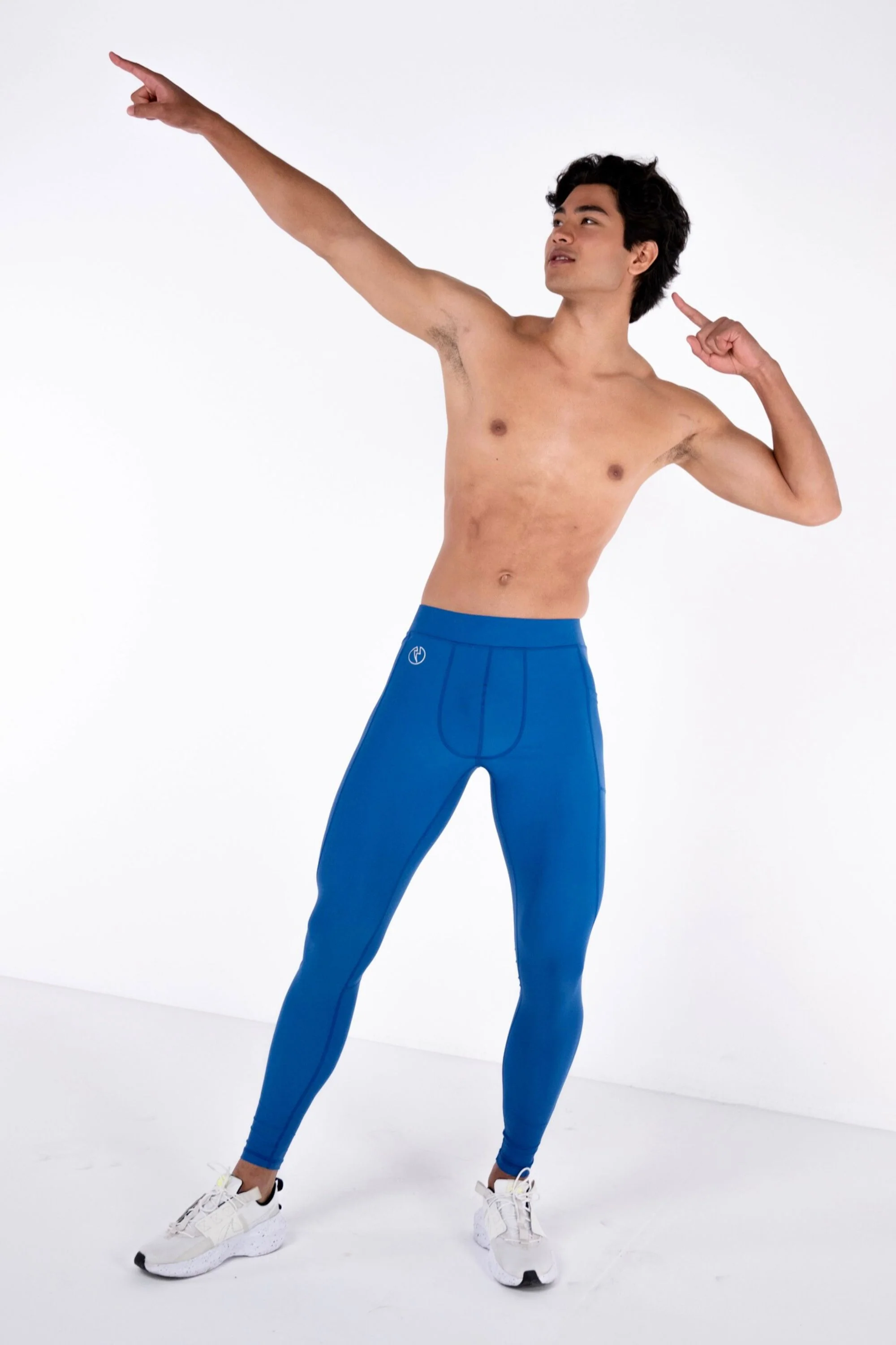 Admiral Blue Meggings with Removable Crotch Pad - Image 3
