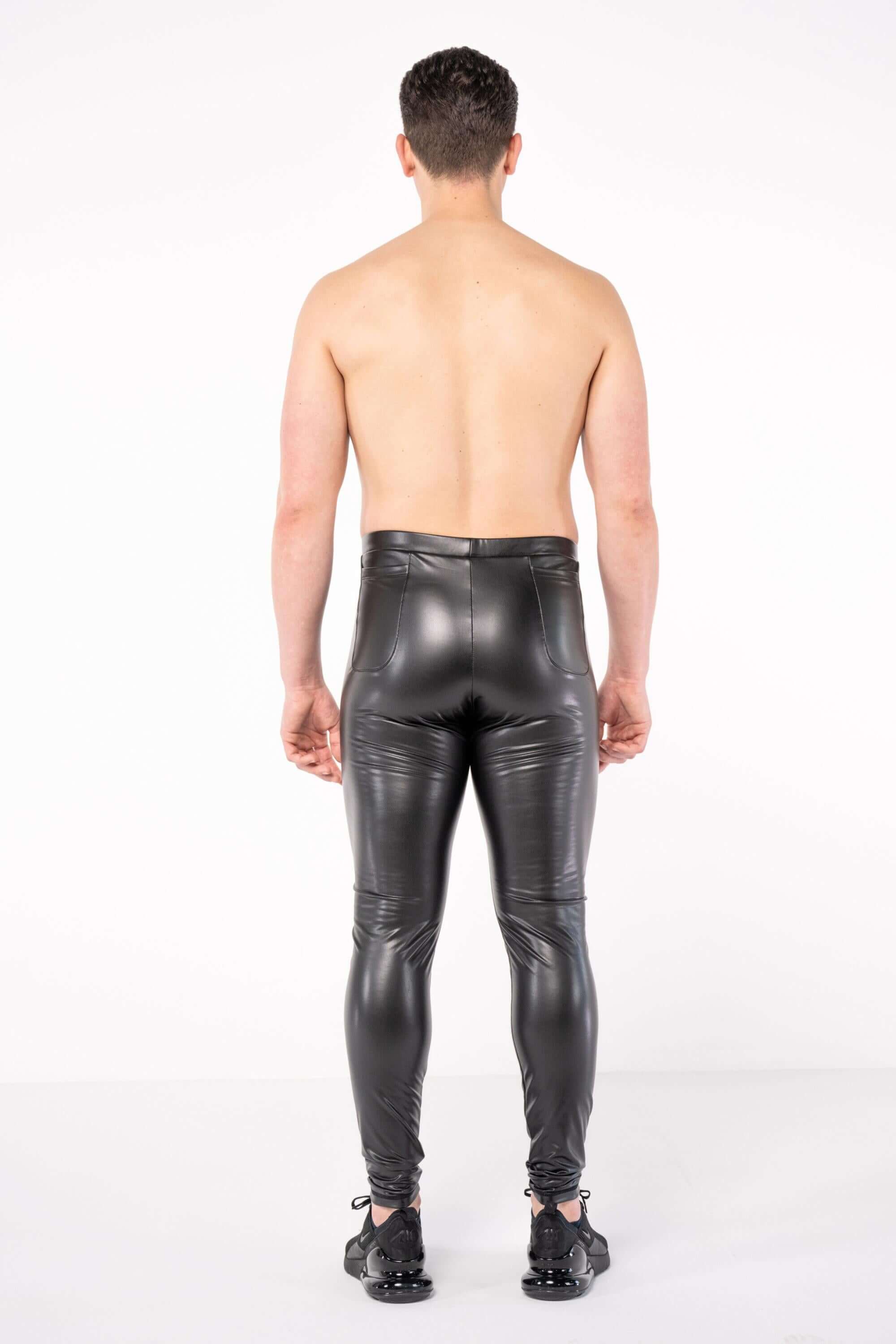 Berlin Faux Leather Meggings - Image 3