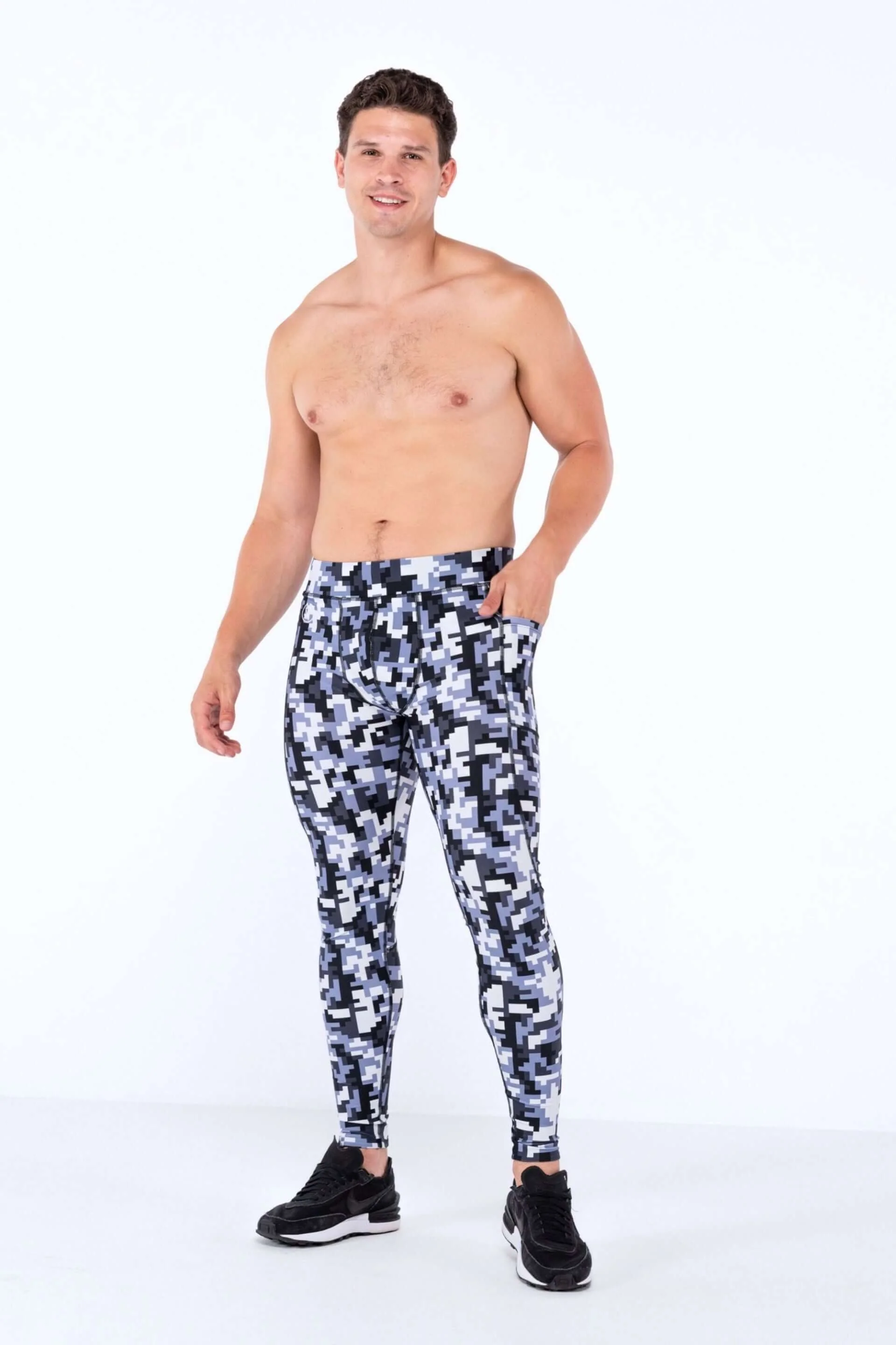 Cyber Camo Meggings with Removable Crotch Pad - Image 4