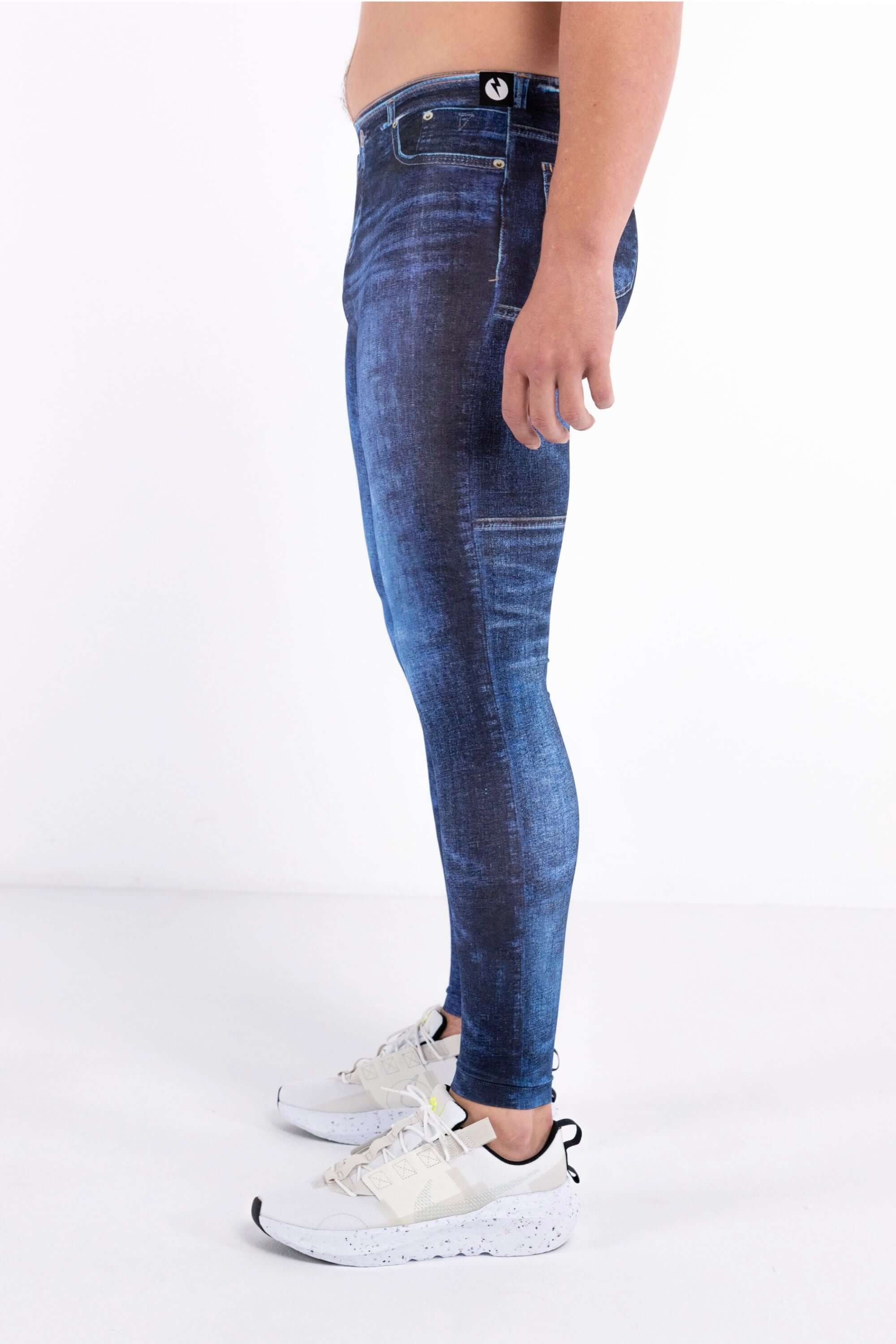 Navy Jean Noah Meggings - Image 7