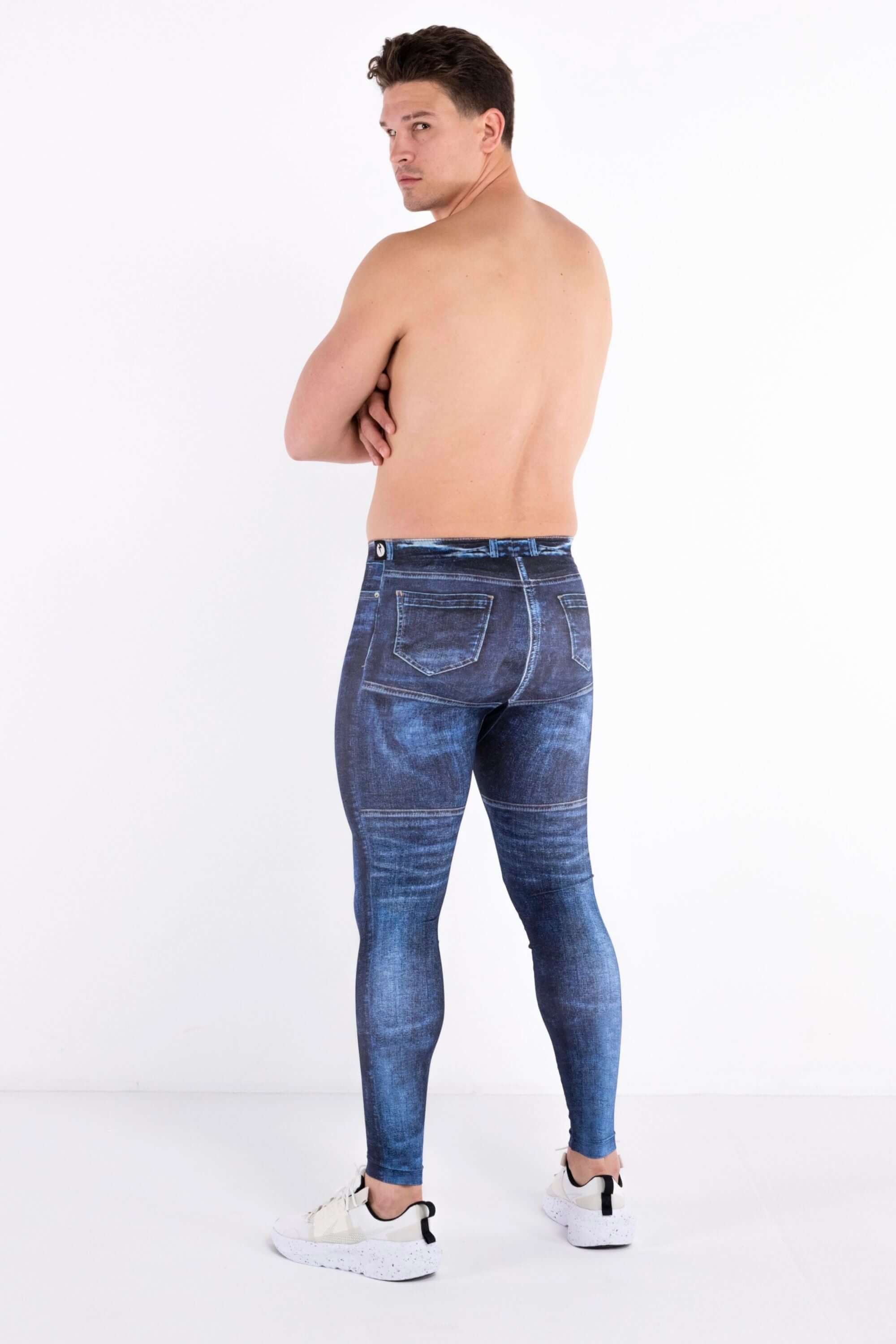 Navy Jean Noah Meggings - Image 8