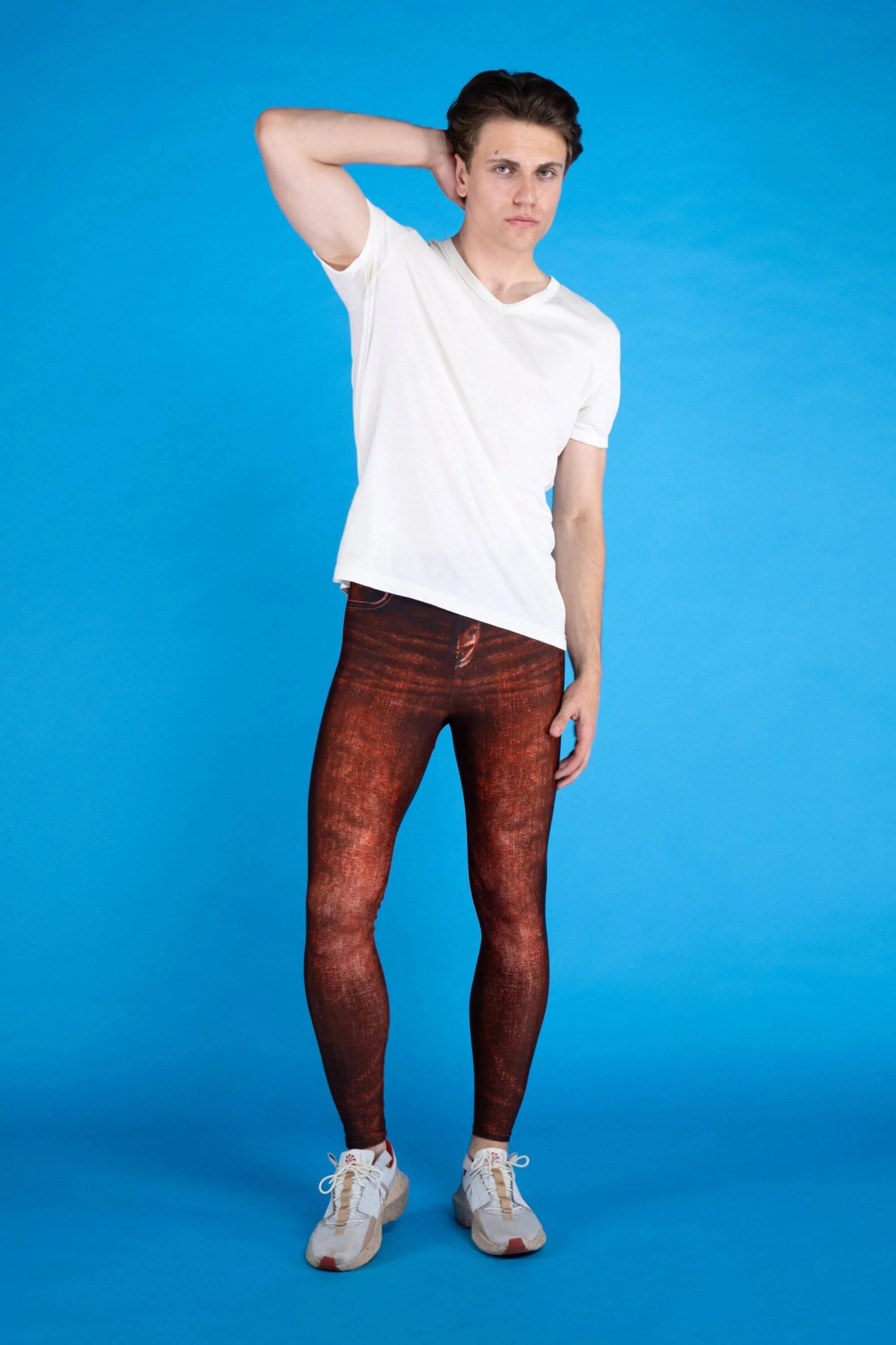 Rust Jean Ringo Meggings - Image 3