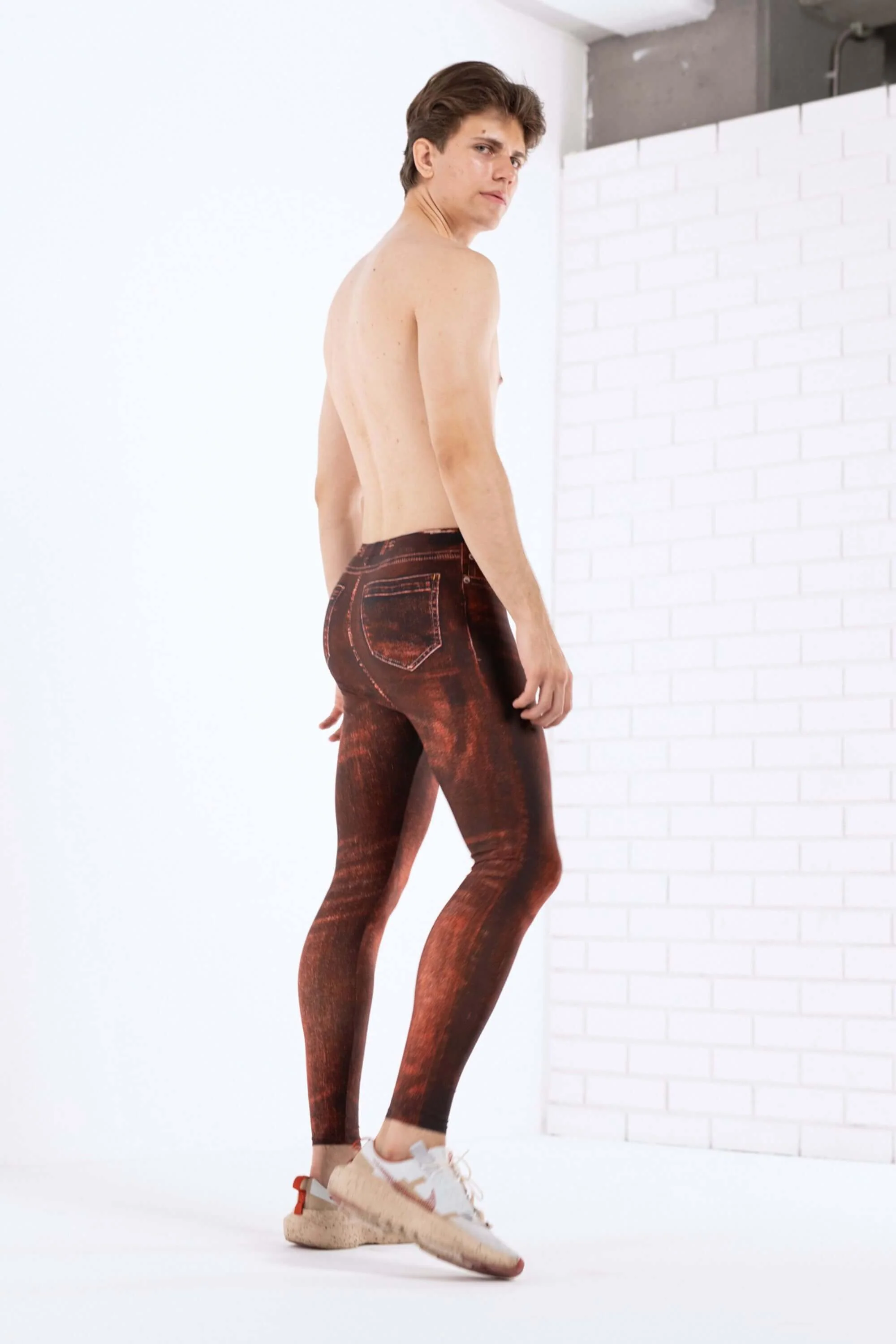 Rust Jean Ringo Meggings - Image 5