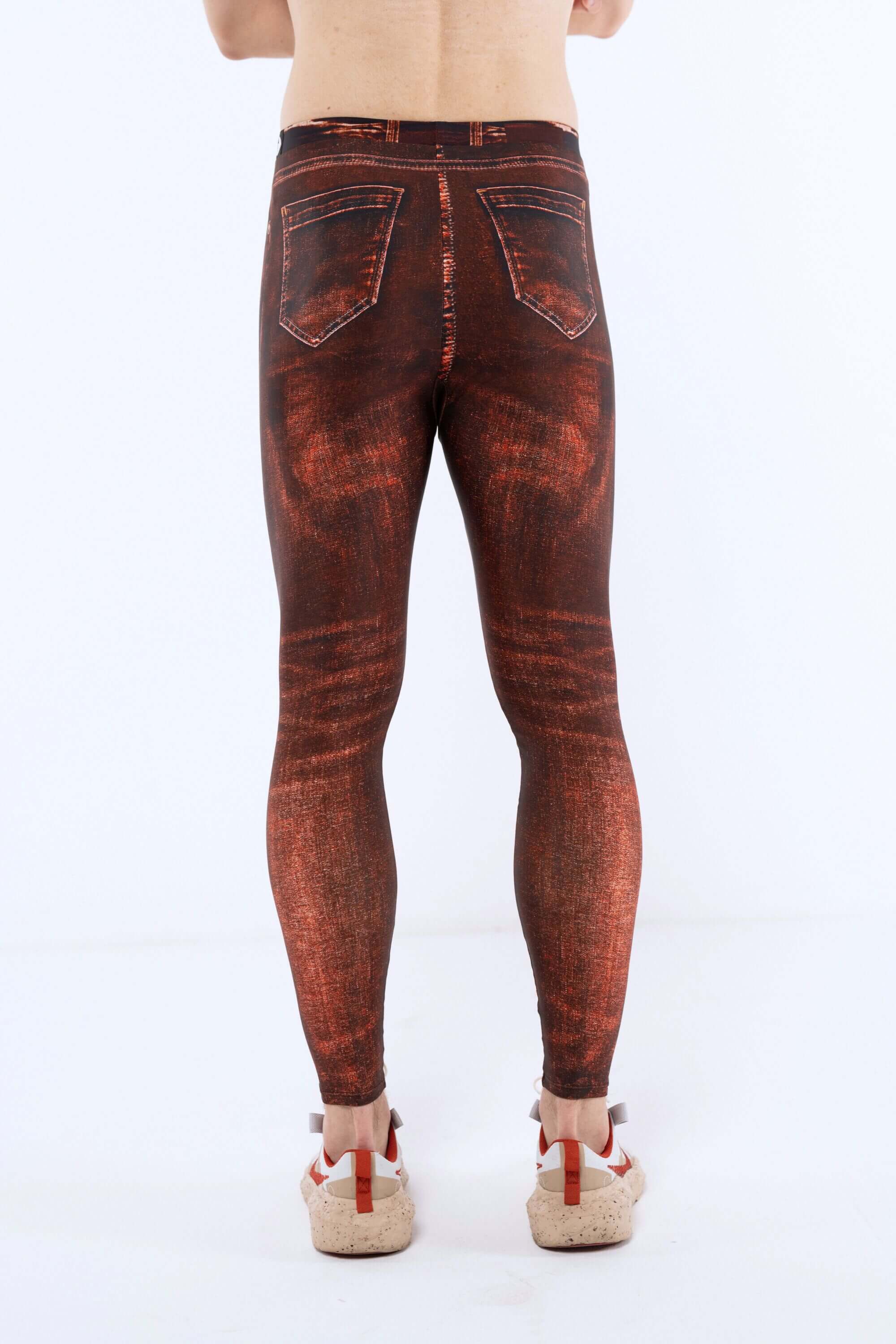 Rust Jean Ringo Meggings - Image 6