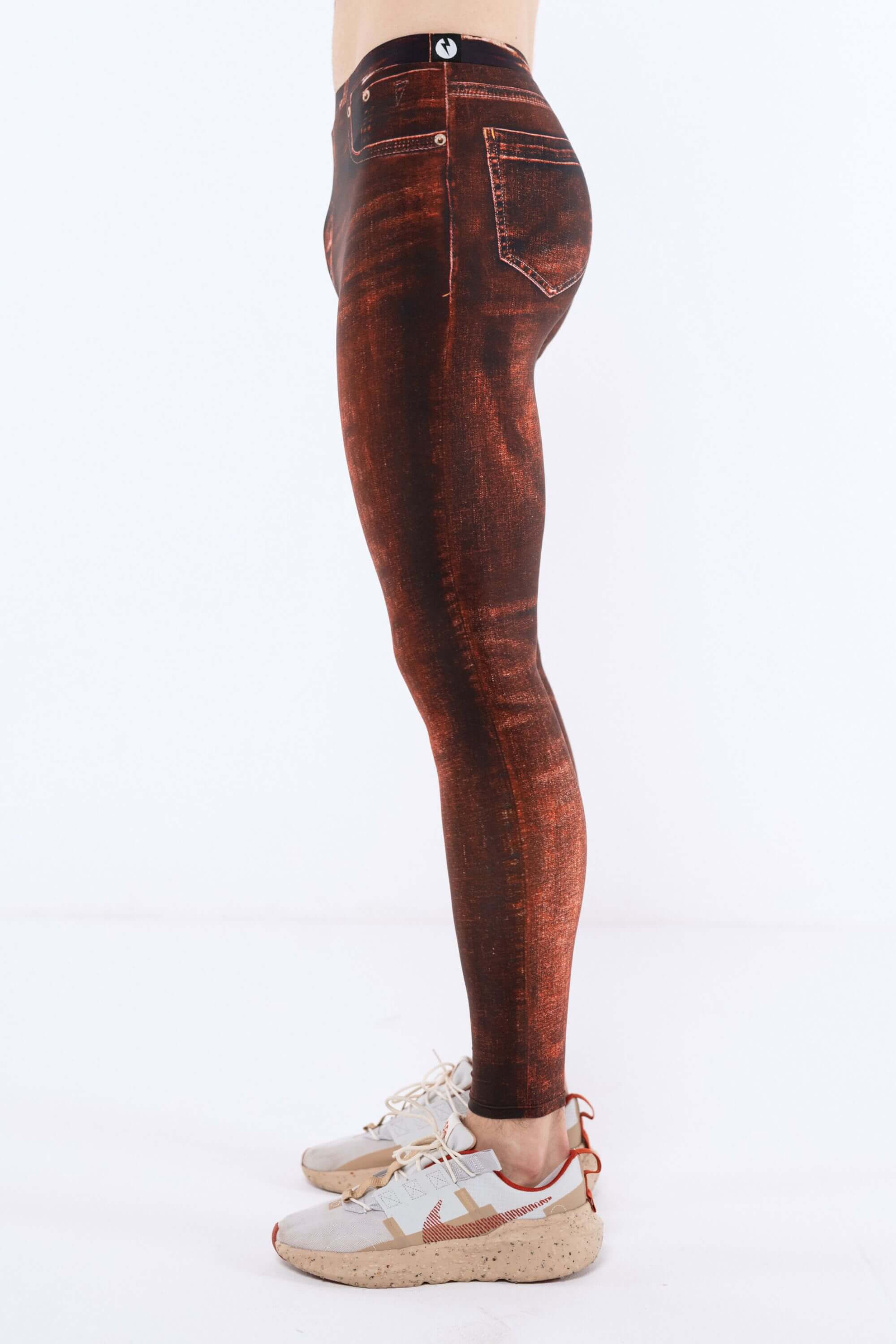 Rust Jean Ringo Meggings - Image 7