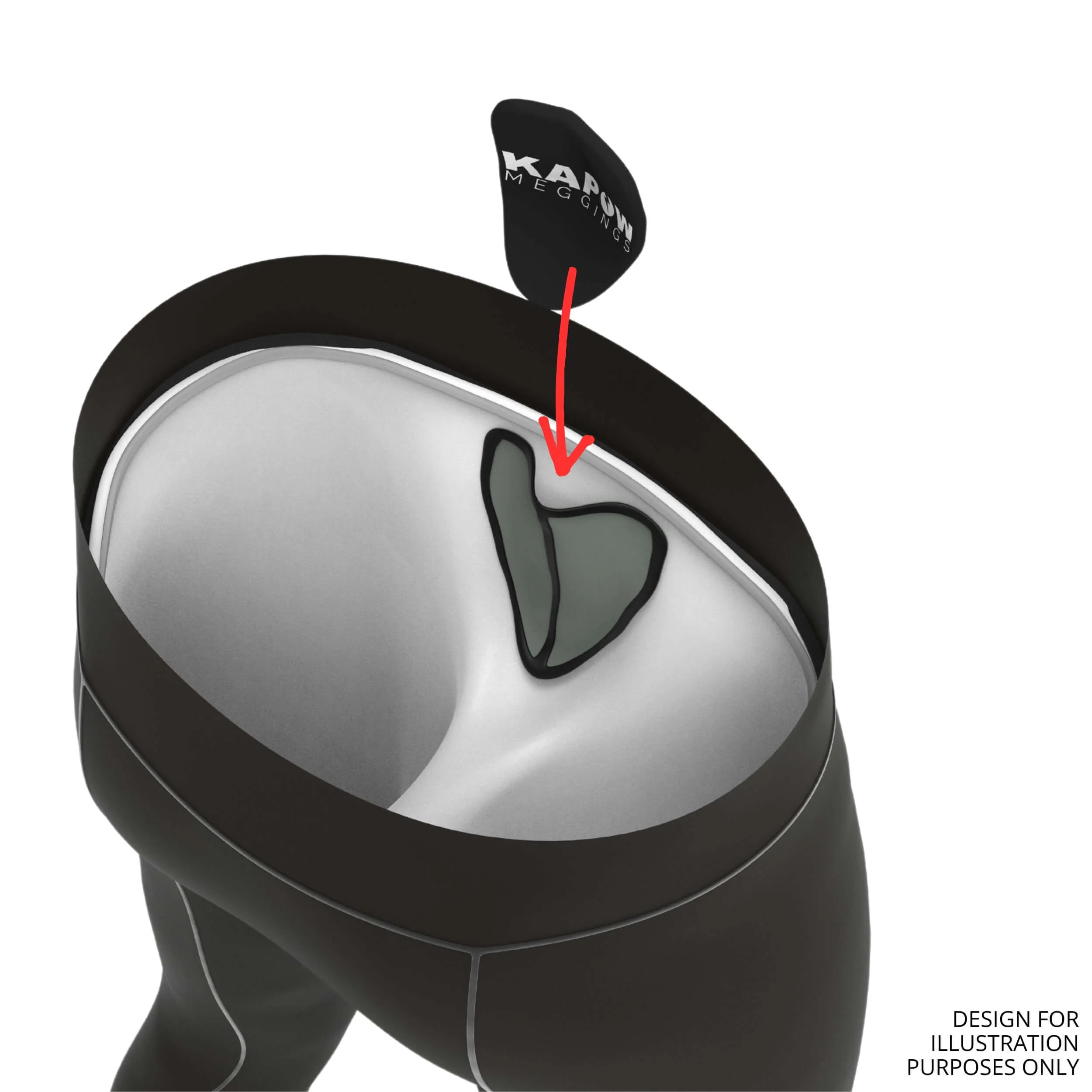 Spare Soft Foam Crotch Pad - Image 8