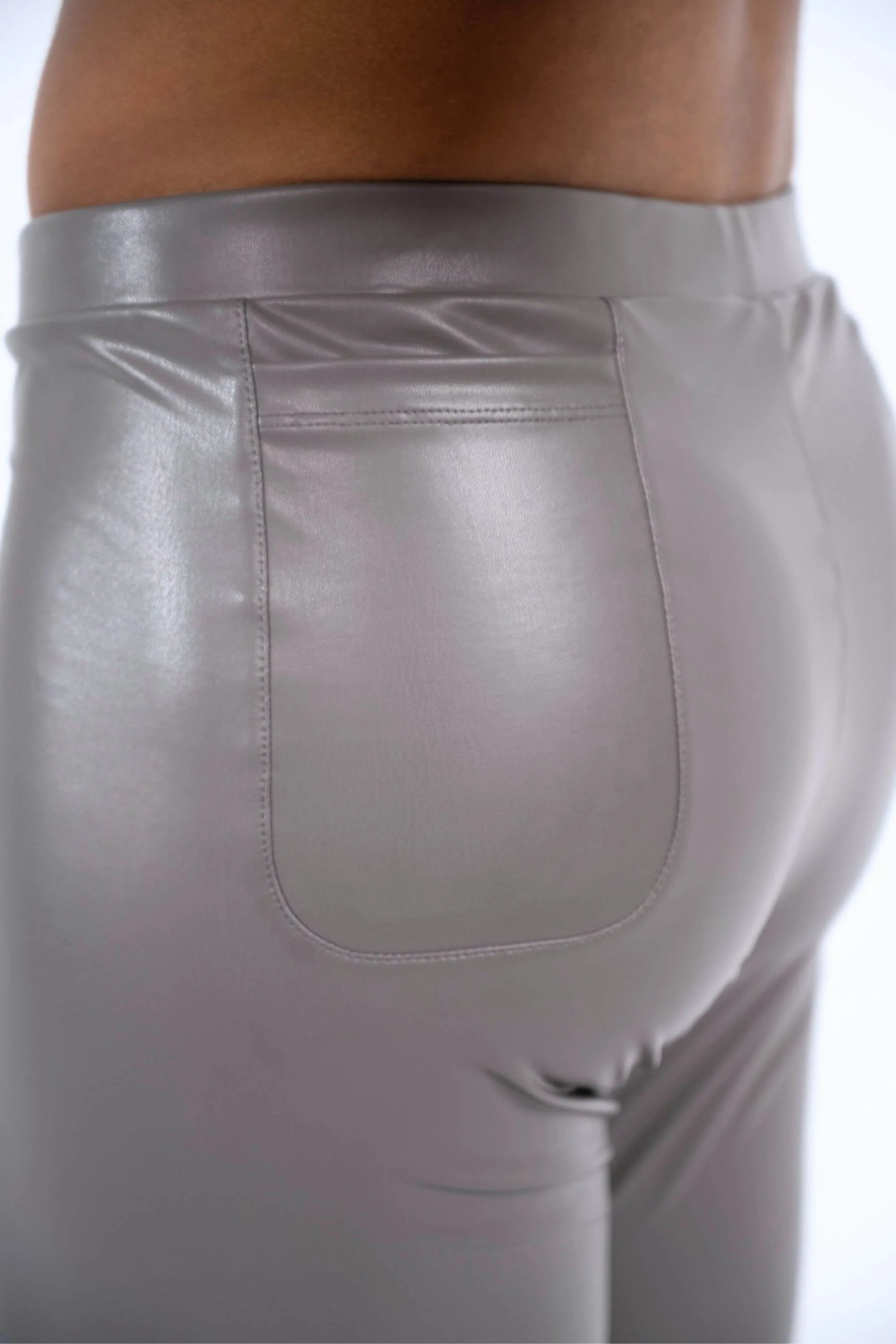 Vienna Faux Leather Meggings - Image 5