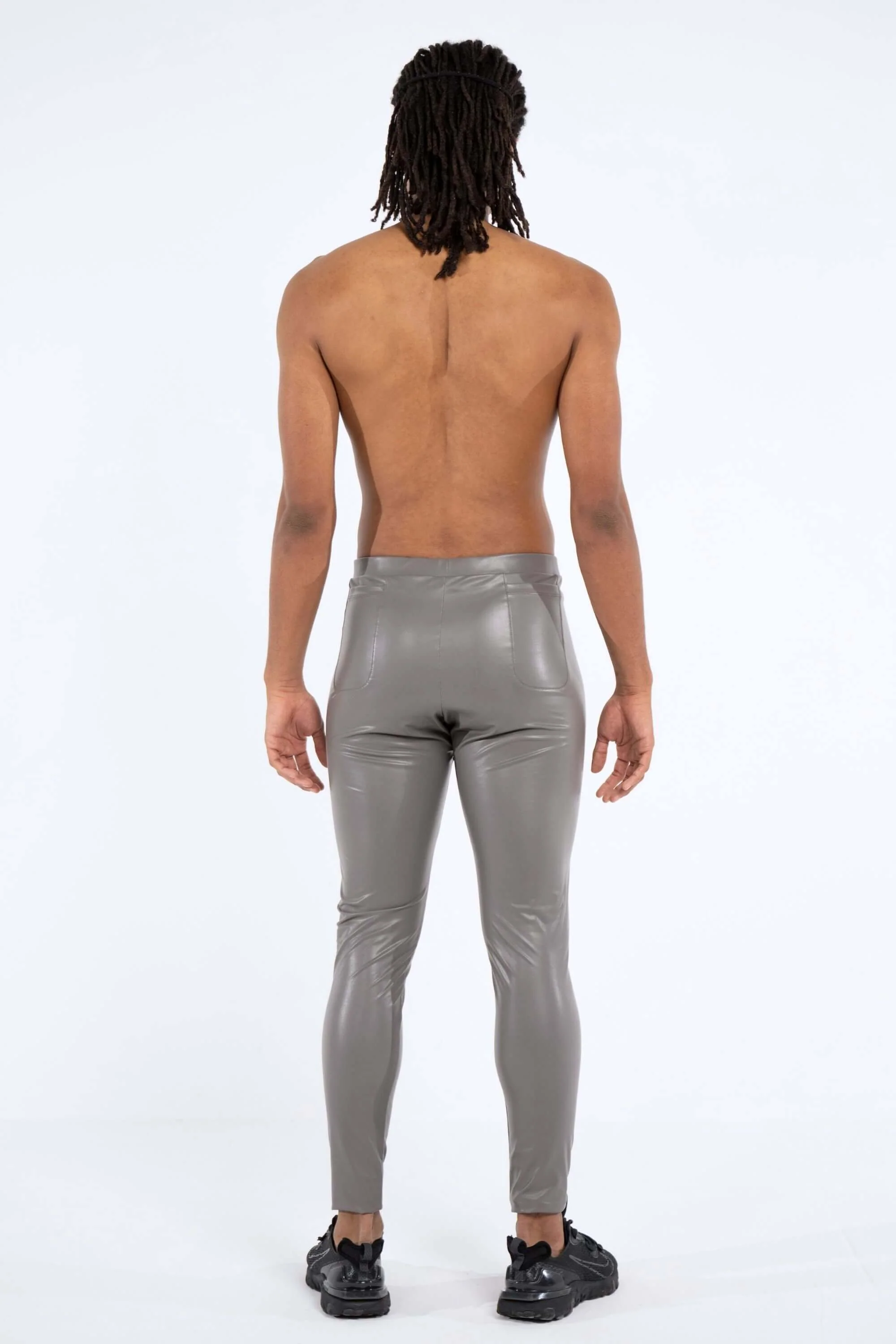 Vienna Faux Leather Meggings - Image 6